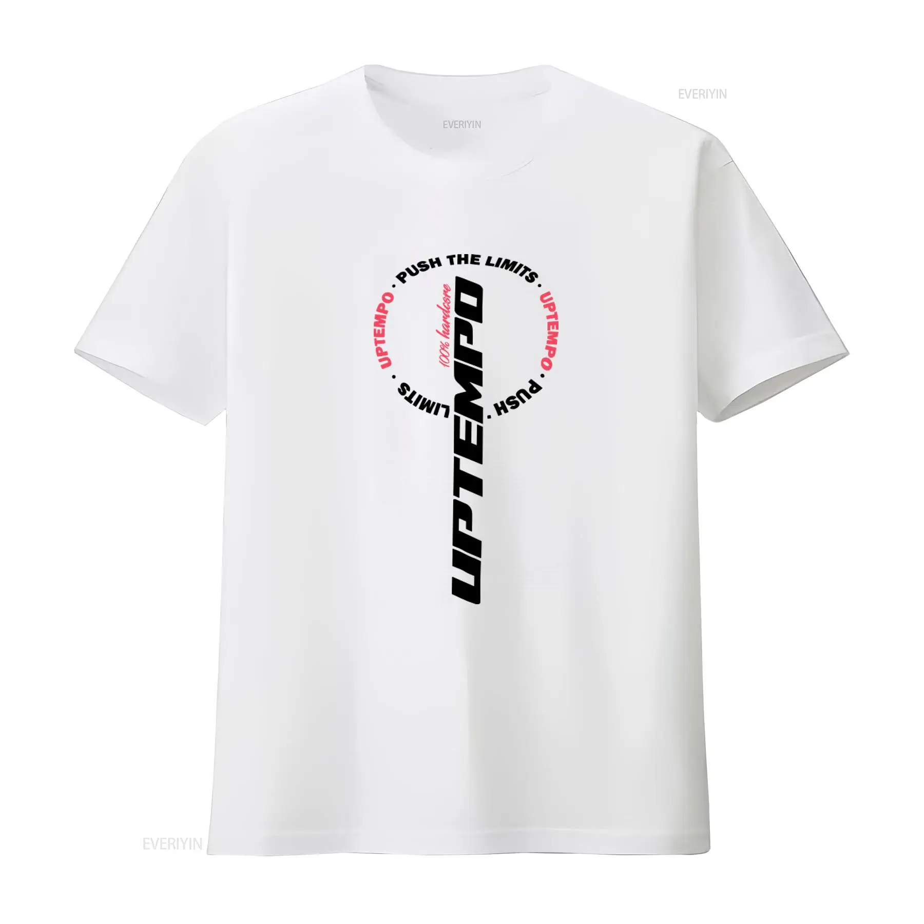 Vintage Fashion Logo - Men's UPTEMPO T Shirt Round Design