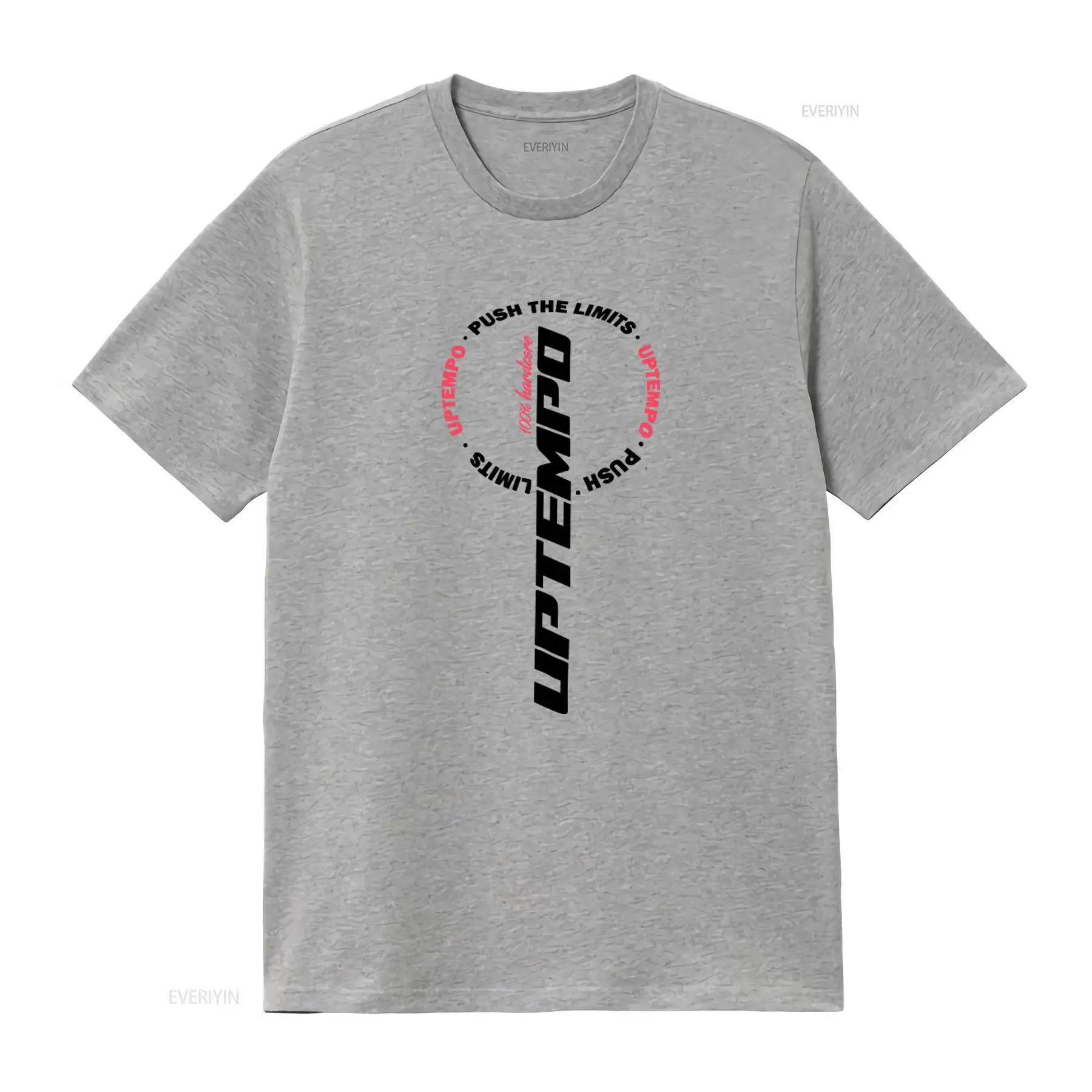 Men's UPTEMPO T Shirt Round De - огляд і ціна Vintage Fashion Logo