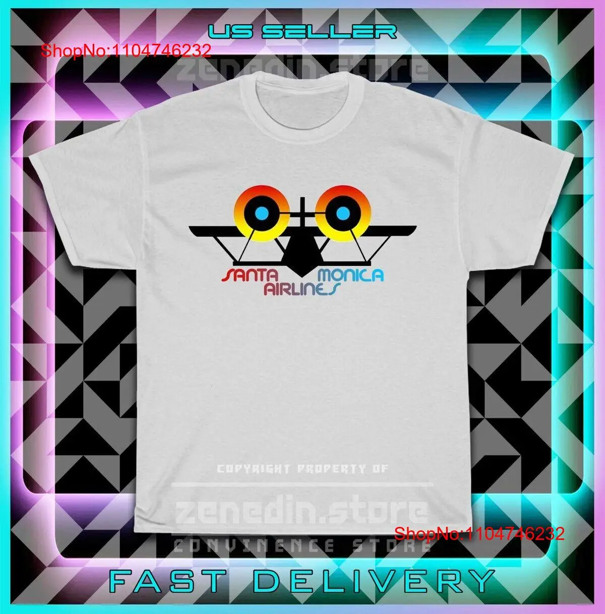 New Hot Santa Monica Airline L - огляд і ціна Vintage Fashion Logo