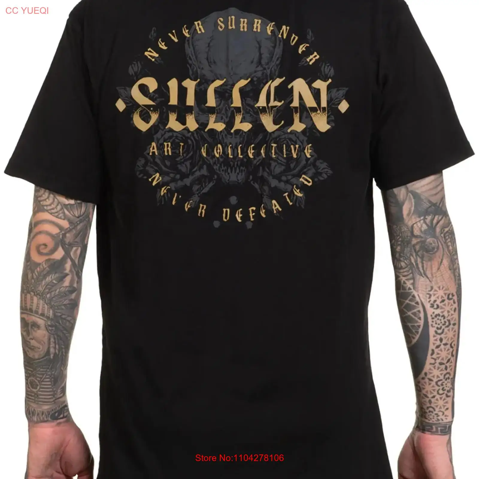 Sullen Men's Never Defeated  P - огляд і ціна Vintage Fashion Logo