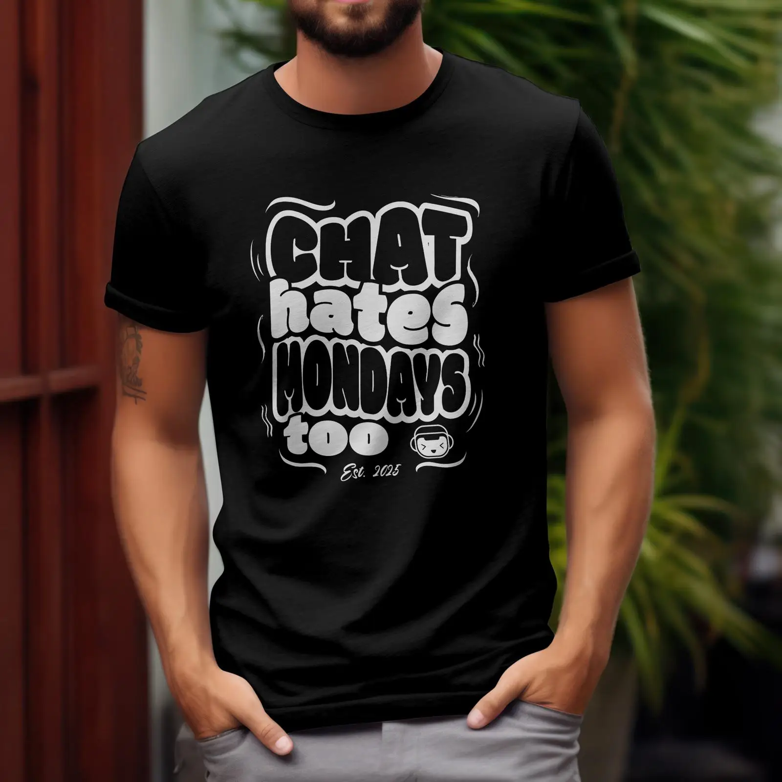 Funny Geek Tech Chat AI T Shir - огляд і ціна Vintage Fashion Influencers