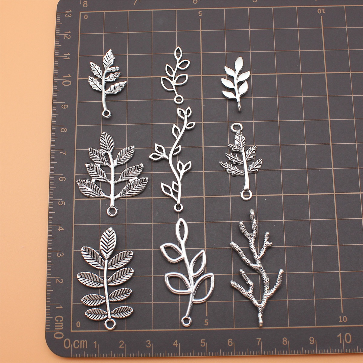9pcs Antique Silver Color Bran - огляд і ціна Vintage Fashion Collection