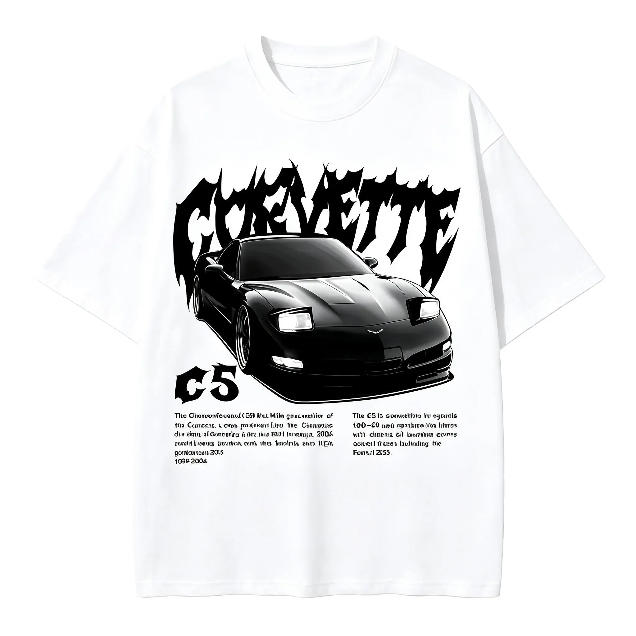 Corvette C5 T-Shirt, Retro Car - огляд і ціна Vintage Vegas Fashion