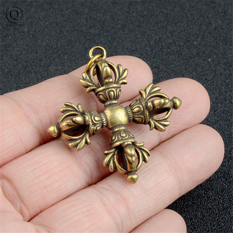 Copper Buddhism Dorje Cross Va - огляд і ціна Vintage Fashion Collection