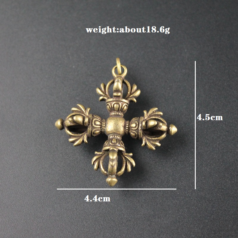 Copper Buddhism Dorje Cross Va - огляд і ціна Vintage Fashion Collection