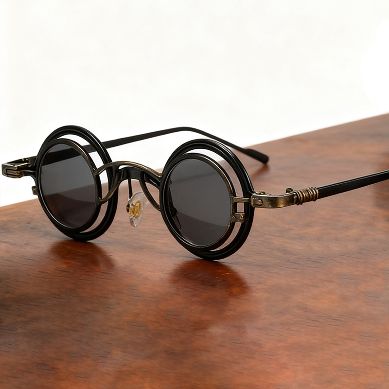 Metal Rotundity Punk Sunglasse - огляд і ціна Vintage Fashion Vogue