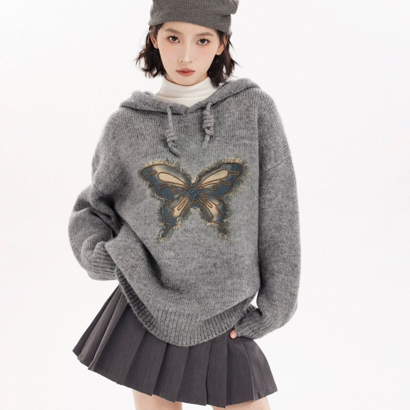 2000s Korean Fashion Loose Swe - огляд і ціна Vintage Fashion Subculture