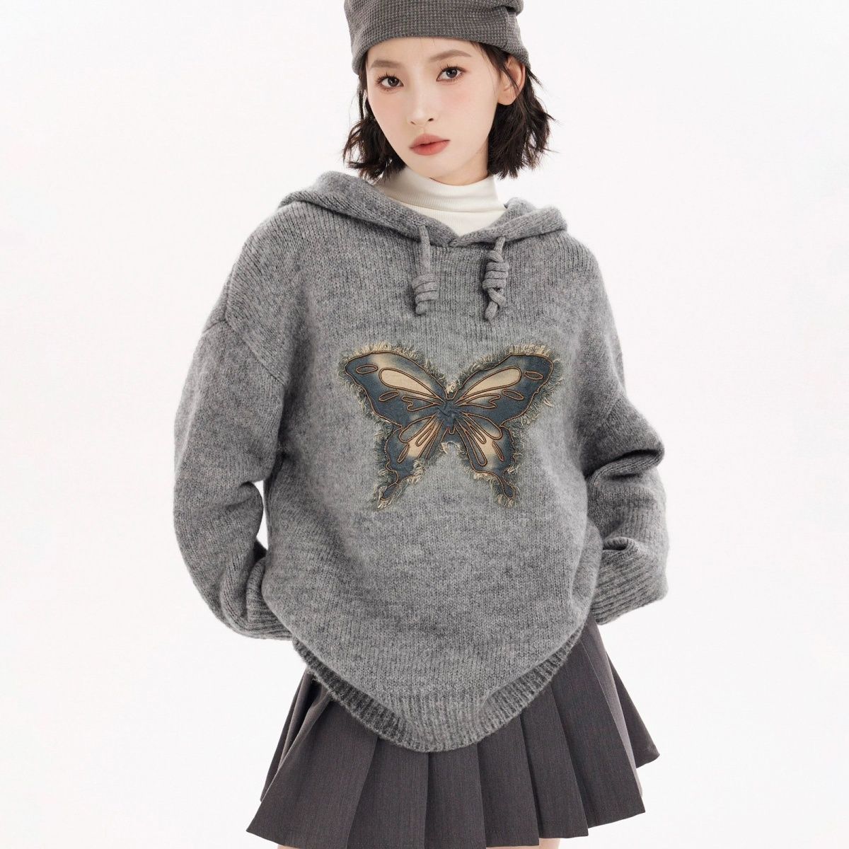 2000s Korean Fashion Loose Swe - огляд і ціна Vintage Fashion Subculture