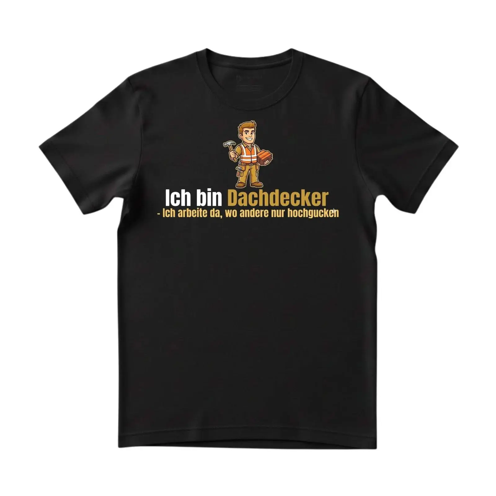 Dachdecker T Shirt Spruch Lust - огляд і ціна Vintage Fashion Herren