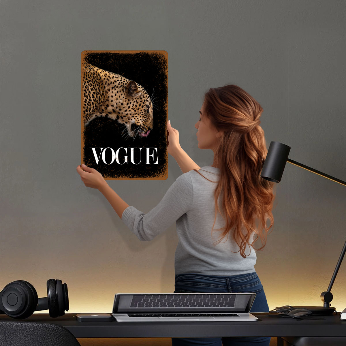 Vogue Fashion Poster Metal Sig - огляд і ціна Vintage Fashion Vogue