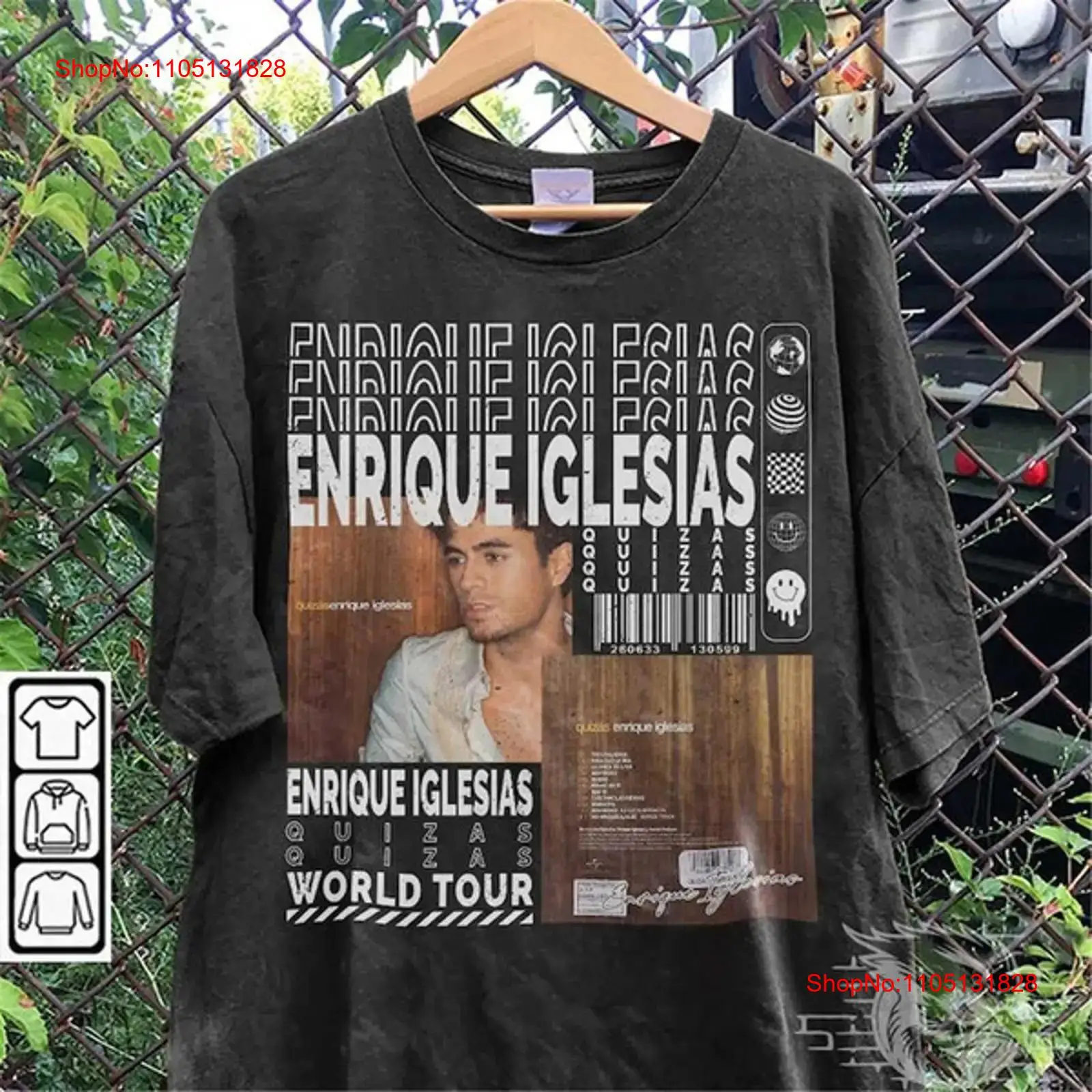 Enrique Iglesias Music T Shirt - огляд і ціна Vintage Fashion Quiz
