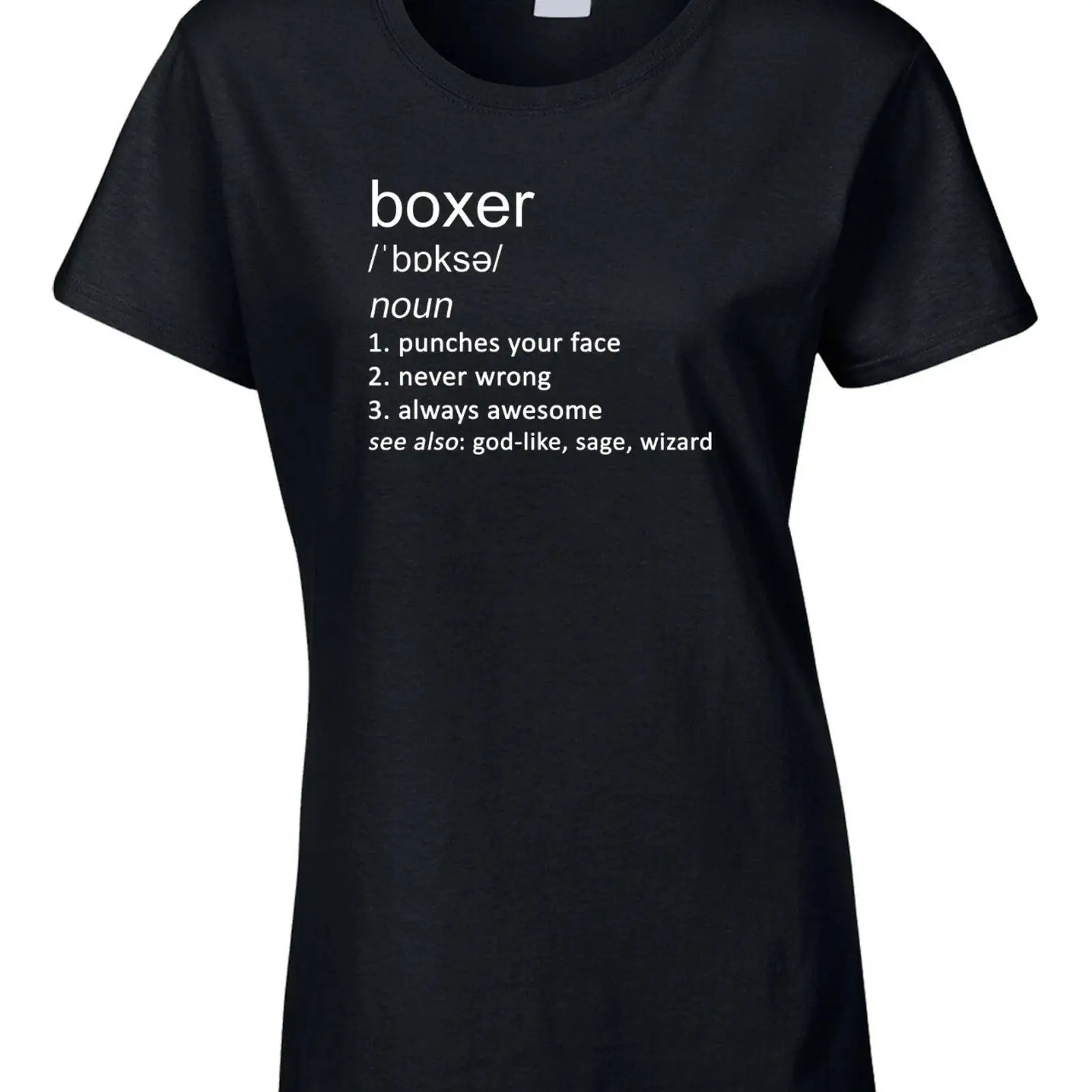 Boxer Damen Frauen T Shirt Lus - огляд і ціна Vintage Fashion Definition